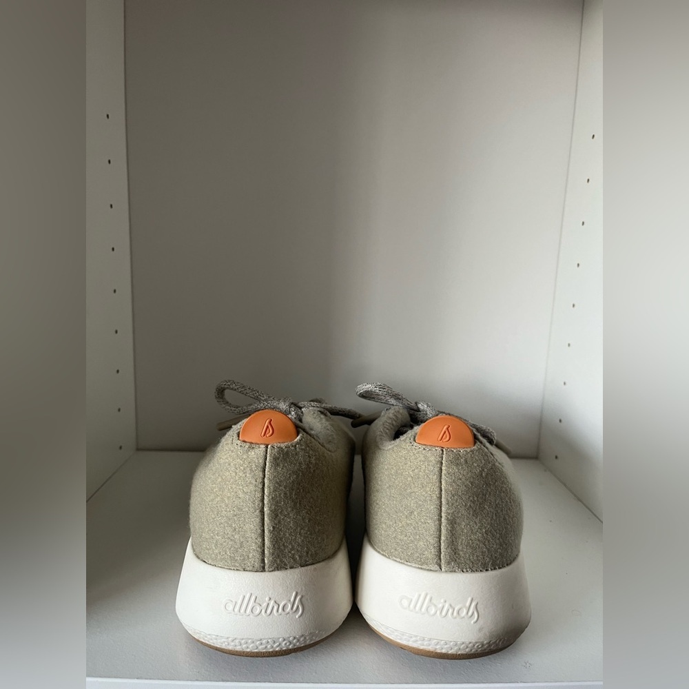 Allbirds Wool Mizzle Womens Cardamom Cream Sole Shoe Size 8 - Picture 3 of 7